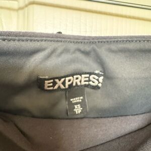 Express Gray Sequin skirt